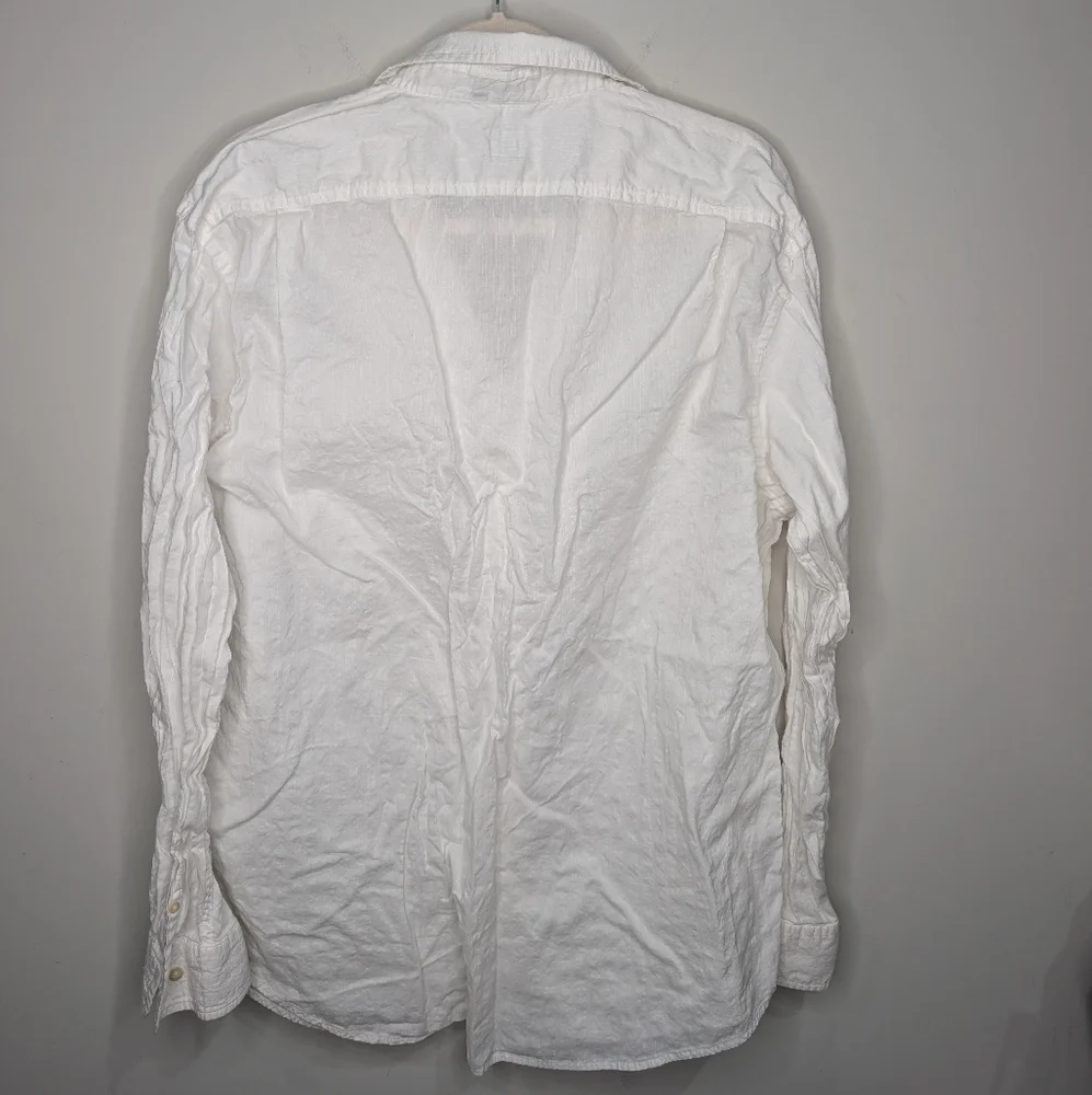 GAP Men’s Classic White Button-Down Shirt | Size‎ XL | 100% Cotton - Picture 4 of 6